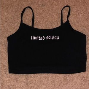 cropped tank top
